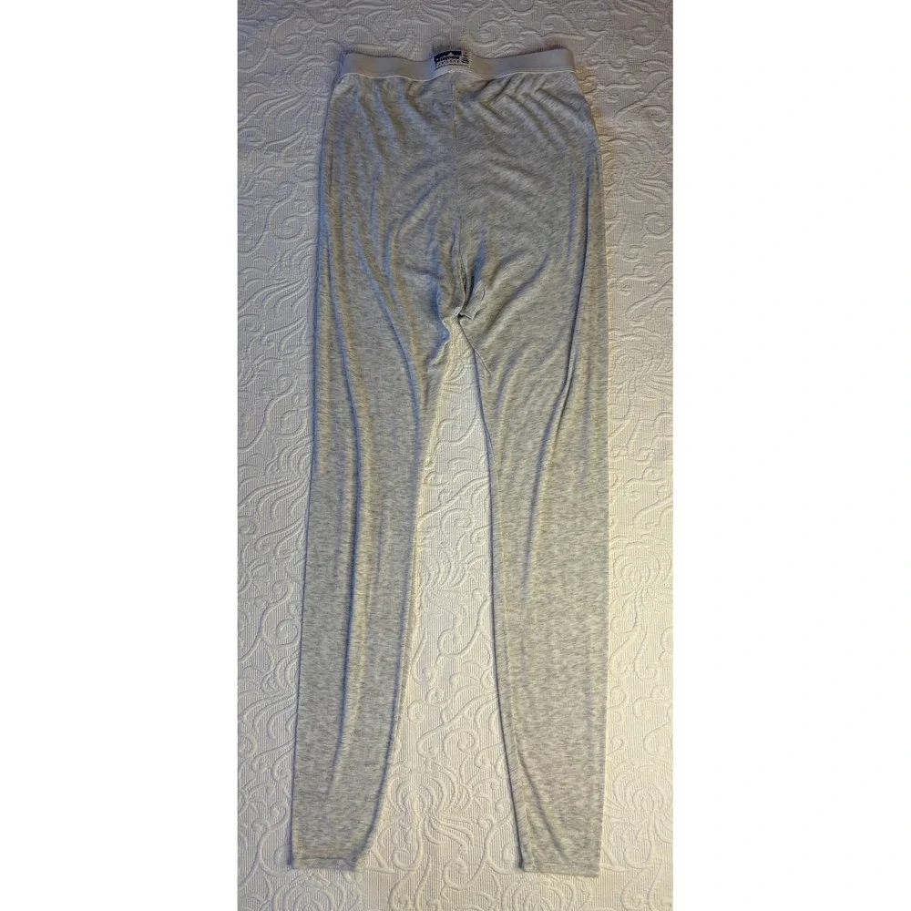 Patagonia Capilene Mens Medium Gray Thermal Base Layer Pants Made in USA Vintage
